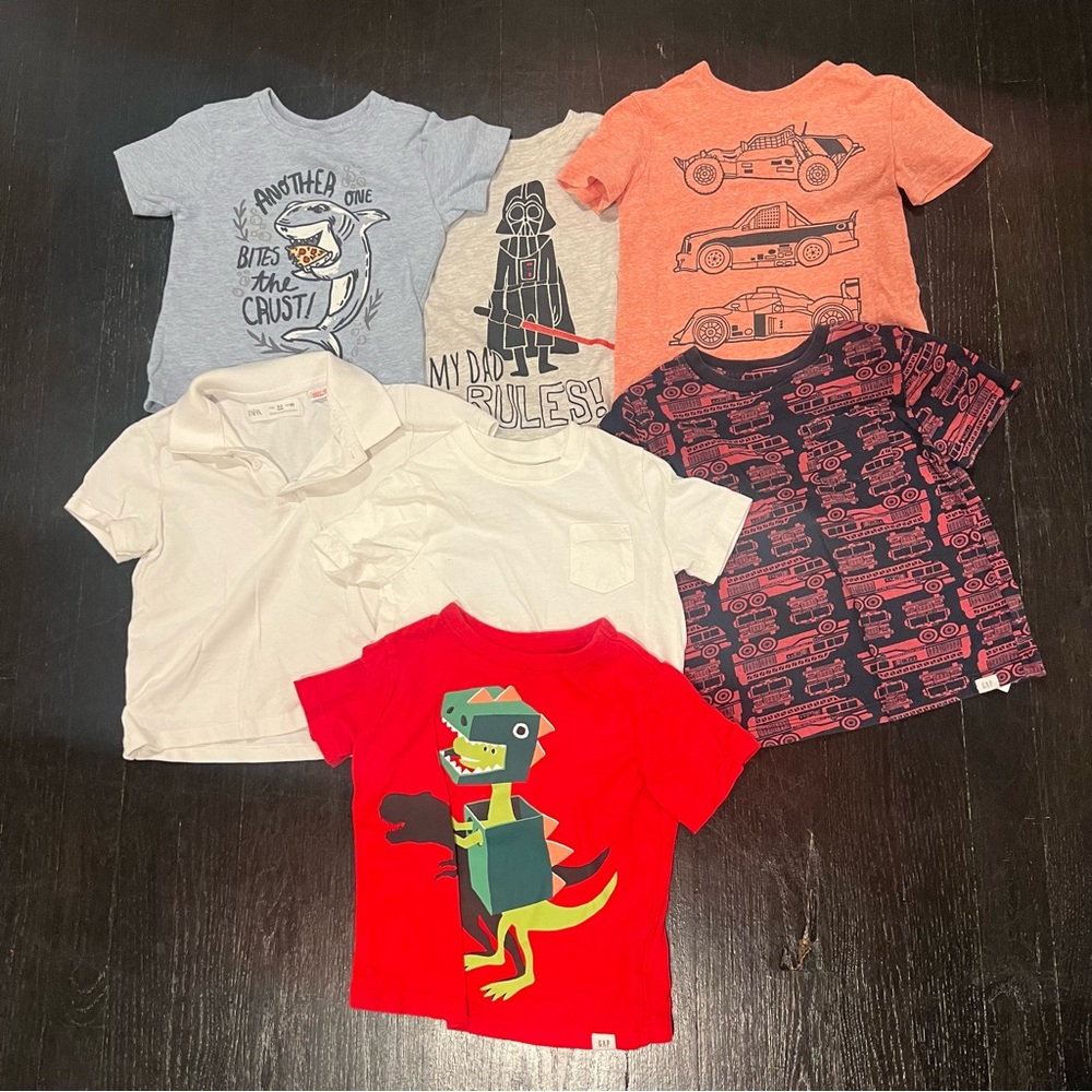 2T TODDLER BOYS T-shirt bundle - 7 pieces